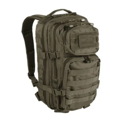 US Assault Pack Small – Rygsæk 20 Liter Army Grøn - Mil-Tec