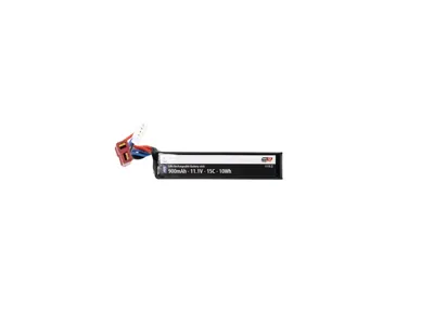 11.1V Li-Po Battery 900mAh 15C, 1 Stick, T-Plug - ActionSportGames