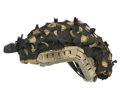3D Camouflage-Hjelmovertræk Til High-Cut Hjelm, Laser-Cut - 8Fields