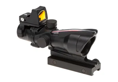 4X32C Combo Combat Kikkertsigte Fiber - Sort - Aim-O