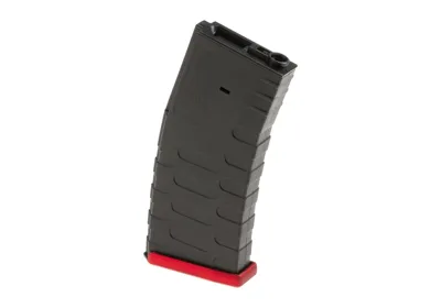 APS Magasin M4 U-Mag Hicap 300 rds - Rød - APS Airsoft