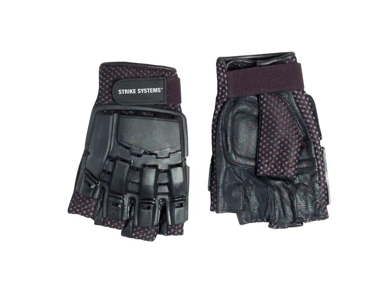 Strike Industries Armour Half-Finger Leather Gloves