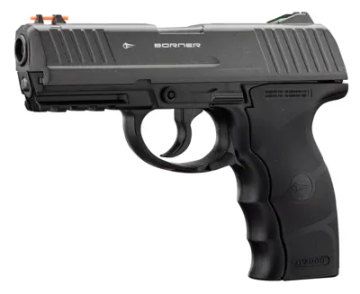 W3000M CO2-PISTOL Med FAST Cylinderhoved, Kal. 4,5 mm BB - Borner