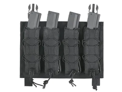 Buckle Up Speed Quad Magasinlomme Til MP5/SMG/UTR45 – Sort - 8Fields