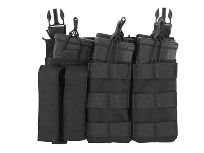 Buckle Up Triple Lommepanel Til 5.56/Pistol – Sort - 8Fields