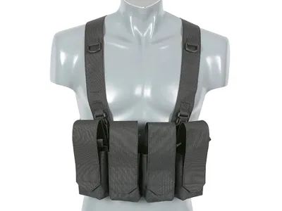 Chest Rig Med AR/AK-Lommer, Laser-Cut - 8Fields