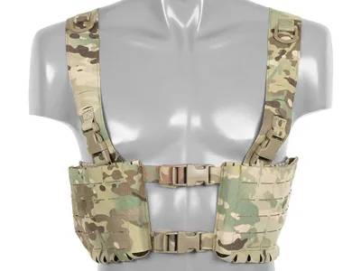 Chest Rig Med to Lommer Til 6 AR/AK-Magasiner, Laser-Cut - 8Fields