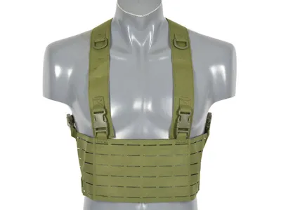 Chest Rig, Laser-Cut – Oliven - 8Fields