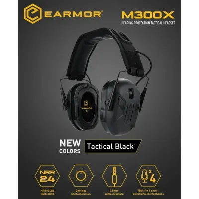 M300X Elektronisk Høreværn - Earmor