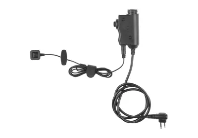 M52 Taktisk PTT Motorola Two Pin - Sort - Earmor