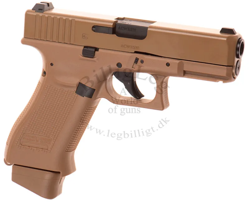Glock 19x CO2 · Tan / FDE