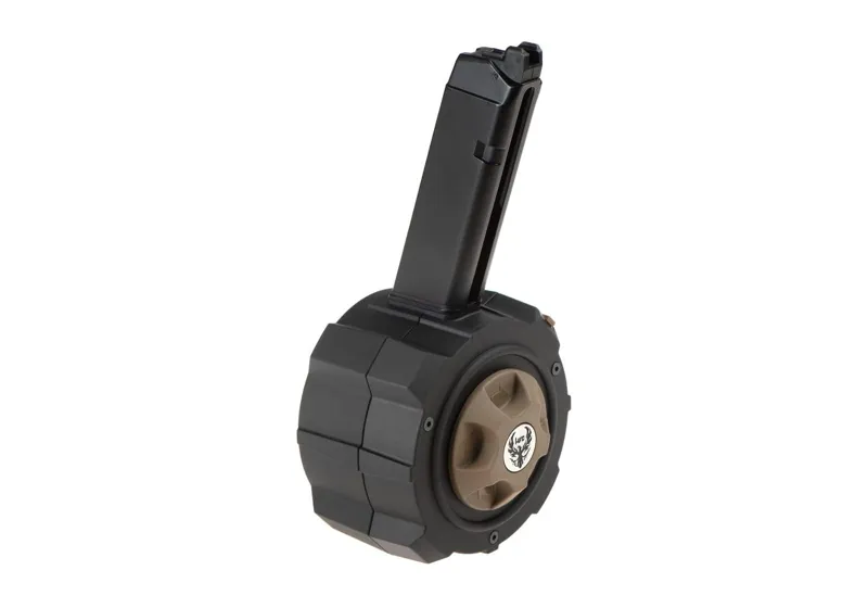 HFC airsoft HFC Drum Magasin G17 Models 200 rds - Sort