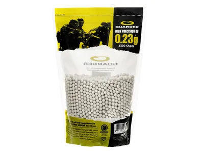 Højpræcisions BB-Kugler 0,23 g – 4300 Stk. I Pose - Guarder
