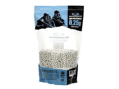 Højpræcisions BB-Kugler 0,25 g – 4000 Stk. I Pose - Guarder