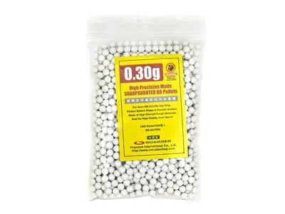 Højpræcisions BB-Kugler 0,30 g – 1000 Stk. I Pose - Guarder
