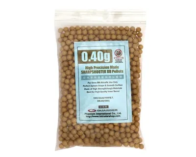 Højpræcisions BB-Kugler 0,40 g – 1000 Stk. I Pose - Guarder