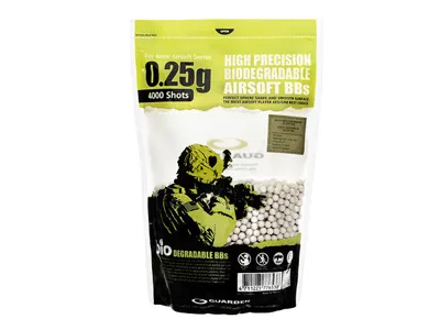 Højpræcisions BIO BB-Kugler 0,25 g – 4000 Stk. I Pose - Guarder