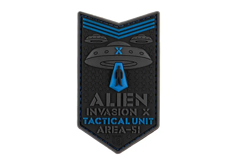 JTG Alien Invasion X-Files Patch · Rojo