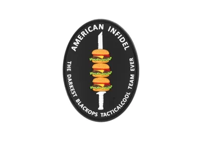 American Infidel Gummipatch - Multicolor - JTG