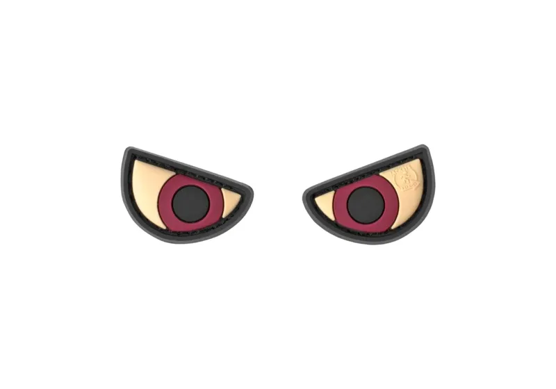 JTG Angry Eyes Gummipatch - Multicolor