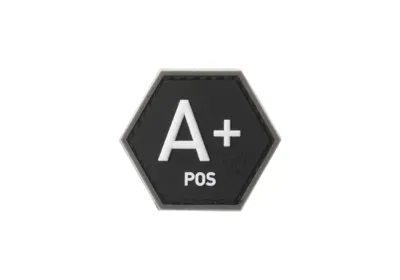 Bloodgroup Hexagon Gummipatch A Pos - JTG