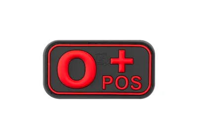 Bloodtype Gummipatch 0 Pos - JTG