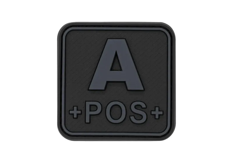 JTG Bloodtype Square Gummipatch A Pos