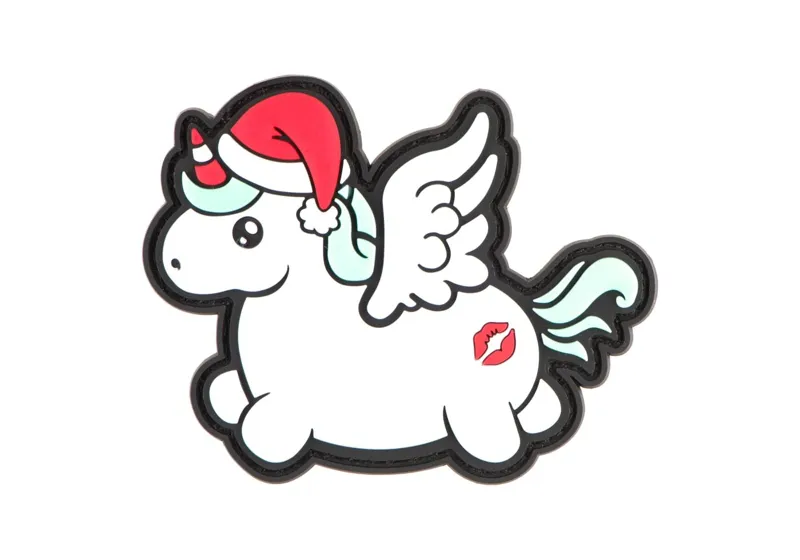 JTG Christmas Unicorn Gummipatch - Multicolor