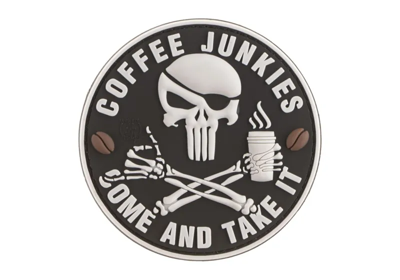 JTG Coffee Junkies Gummipatch - Sort