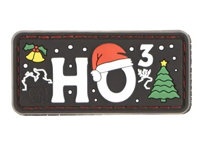 Ho Ho Ho Gummipatch - Multicolor - JTG