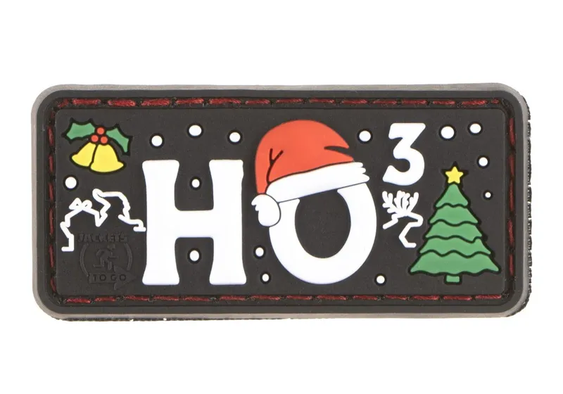 JTG Ho Ho Ho Gummipatch - Multicolor