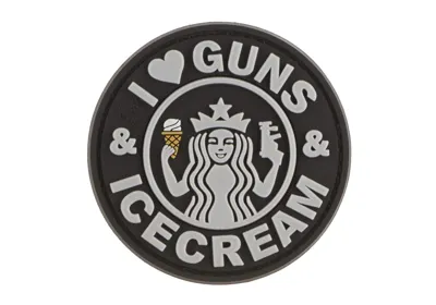 I Love Guns Og Ice Cream Gummipatch - JTG