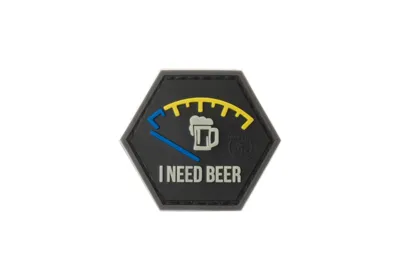 I Need Beer Gummipatch - JTG