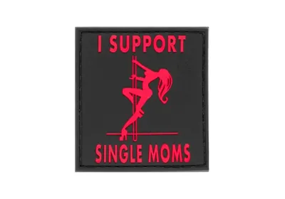 I Support Enkelt Mums Gummipatch - JTG