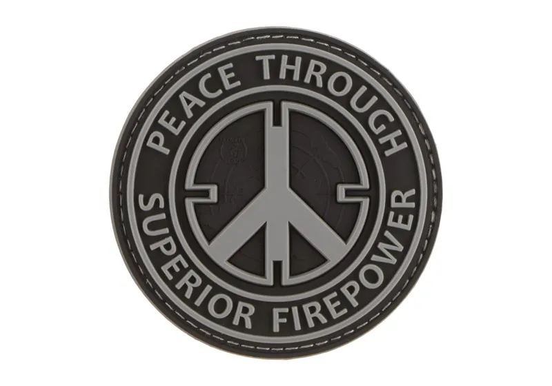 JTG Peace Through Superior Firepower Gummipatch