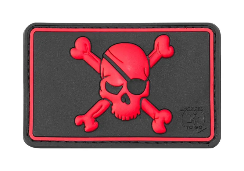 JTG Pirate Skull Gummipatch