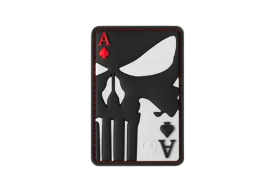 Punisher Ace of Spades Gummipatch - Multicolor - JTG