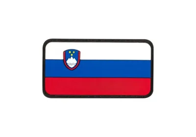 Slovenia Flag Gummipatch - Multicolor - JTG
