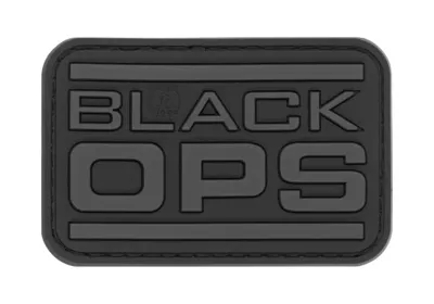 Sort Ops Gummipatch - JTG