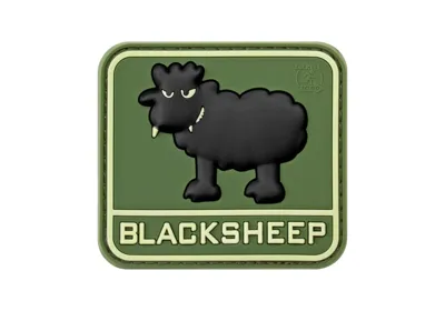 Sort Sheep Gummipatch - JTG