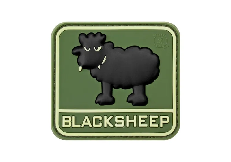 JTG Sort Sheep Gummipatch · Verde / OD