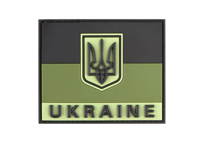 JTG Ukraine Flag Gummipatch - Forest