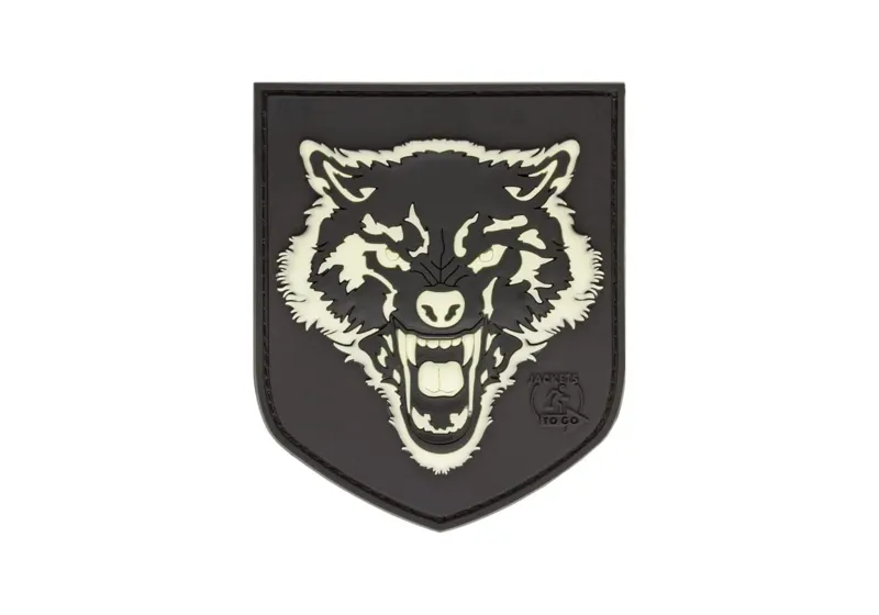 JTG Wolf Shield Gummipatch · Gris
