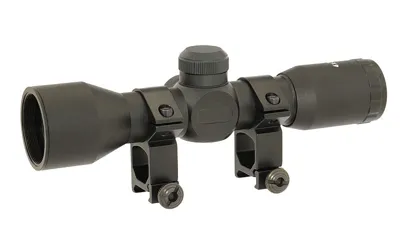 Kompakt Kikkertsigte 4x32 Med Ringe – Sort - PCS