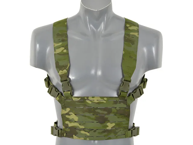 8Fields Letvægts Chest Rig, Laser-Cut · Multicam Tropic