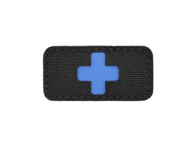 Medic-Korspatch, Laser-Cut – Blå - 8Fields
