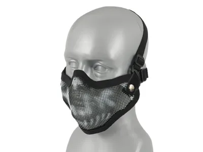 Mesh-Maske I Stål Med Kraniemotiv - 8Fields