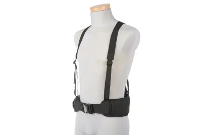 Mollebælte Med X Sele - Sort - GFC Accessories