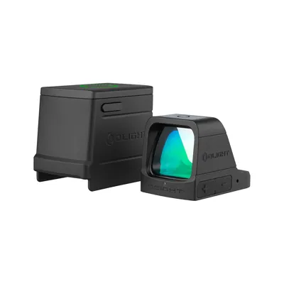Rødpunktsigte Med Grøn 3 MOA Dot Og Ladecover, Sort - Olight