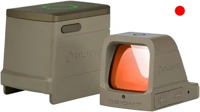 Rødpunktsigte Med Rød 3 MOA Dot Og Ladecover - Olight
